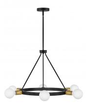 Lark Canada 83616BK - Medium Single Tier Chandelier