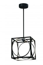  LIT3532BK-BK - 12" 29 W LED Pendant, initial Lumens 2000Lm, in 3000K Black frame with black inside