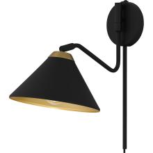  ALS8810MBK - Alscott 1-Light Matte Black Wall Sconce