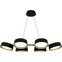  BYS640MBK - Byrnes Matte Black Linear Chandelier