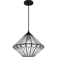  TF6813MBK - Olivier 1-Light Matte Black Pendant