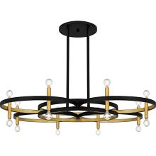  WID5050MBK - Winsland 8-Light Matte Black Chandelier