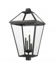  579PHXLXR-BK - 4 Light Outdoor Post Mount Fixture