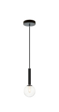 Matteo Lighting C75301BKCL - Stellar Black Pendant
