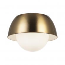 Matteo Lighting M11311AGOP - 1 LT Ã˜13â€ x 9â€H "WATSON" AG CEILING MOUNT - OPAL GLASS E26 60W