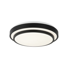 Matteo Lighting M18915MB - Helix Matte Black Flush Mounts