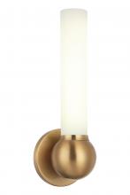 Matteo Lighting S00601AG - 1 LT 15.1"H "PIERCE" AGED GOLD WALL SCONCE