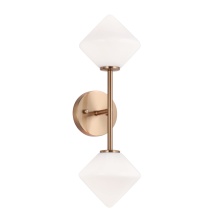 Matteo Lighting W81742AGOP - Novo Aged Gold Brass Wall Sconce