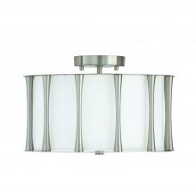  244631BN - 3 Light Dual Mount Semi-Flush/Pendant