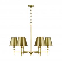 Capital Canada 449761AD-707 - 6 Light Chandelier