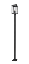 Z-Lite 5019PHBS-536P-BK - 4 Light Outdoor Post Mounted Fixture