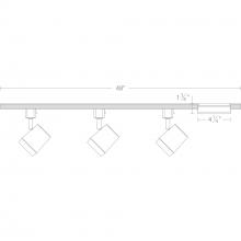  H-7011/3-CS-BK - Ocularc 7011/3 - 5CCT Track Luminaire