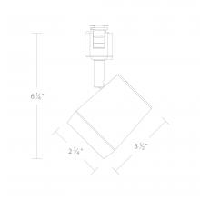  L-7011-CS-BK - Ocularc 7011 - 5CCT Track Luminaire