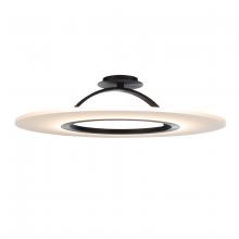  FM-21728-BK - ELEKTRON Semi-Flush Mount Light