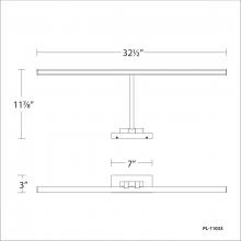  PL-11033-AB - REED Picture Light