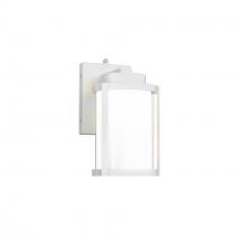  WS-W250110-CS-WT - Lantern 10" LED WALL SCONCE 5CCT WT