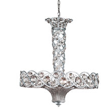  17471-015 - Catara, 12Lt Chandelier, Silver