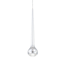  22960-016 - MICRO,1LT LED PENDANT,CHR/WHT