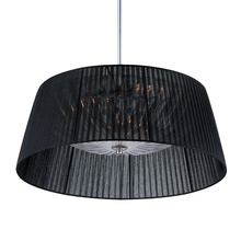  25707-014 - Salvo, 3Lt Pendant, Chrome/Black