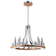 Eurofase 26372-013 - Skyline, 20Lt Chandelier, Chrome/Clear