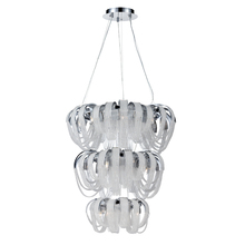 Eurofase 26597-010 - Sage, 17Lt Chandelier, Chrome/Clear