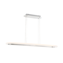 Eurofase 34141-014 - DISTESA,LED CHANDLR,LG,OVAL,SN