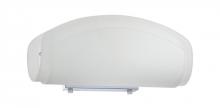  VF3300-2L-CH - MISSY series 2-Light Curved Frost Glass Bath Light