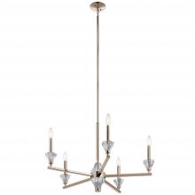  52001PN - Calyssa™ 5 Light Chandelier Polished Nickel