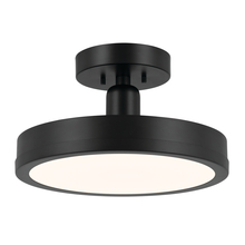  52589BK - Semi Flush 1Lt LED