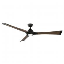 Modern Forms Canada - Fans Only FR-W1814-72L-MB/DK - Woody Downrod Ceiling Fan