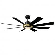 Modern Forms Canada - Fans Only FR-W2303-60L-SB/MB - Aura 60" Downrod ceiling fan