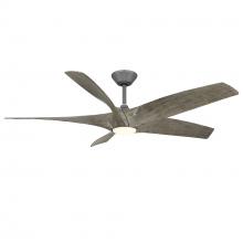 Modern Forms Canada - Fans Only FR-W2401-62L-GH/WW - Zephyr 5 Downrod ceiling fan