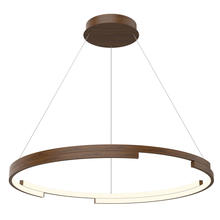 Kuzco Lighting Inc PD52732-WT - Anello Minor 32-in Walnut LED Pendant