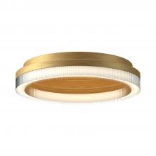 Kuzco Lighting Inc FM45316-BG - Calix 16-in Brushed Gold LED Flush Mount