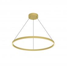  PD87732-BG - Cerchio 32-in Brushed Gold LED Pendant