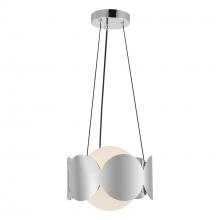  CH59810-CH/OP - Ciel 10-in Chrome/Opal Glass Socket Chandelier