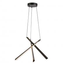  CH68127-UB-UNV - Lex 27-in Urban Bronze LED Chandelier