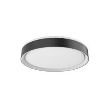 Kuzco Lighting Inc FM43916-BK/WH - Essex 16-in Black/White LED Flush Mount