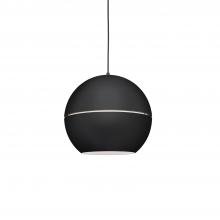  494016-BK - Lucas 16-in Black 1 Light Pendant