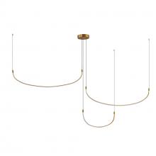  MP89370-BG-UNV - Talis 70-in Brushed Gold LED Multi Pendant