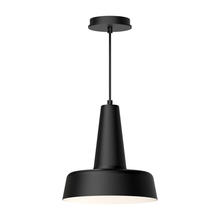  PD527811MB - Juliana 11-in Matte Black 1 Light Pendant