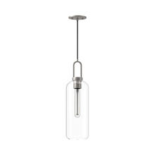 Alora Lighting PD401606BNCL - Soji 6-in Brushed Nickel/Clear Glass 1 Light Pendant