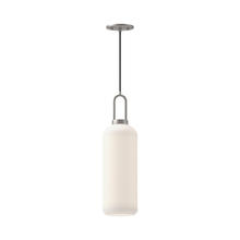 Alora Lighting PD401606BNOP - Soji 6-in Brushed Nickel/Opal Matte Glass 1 Light Pendant