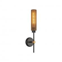  WV491120MBTJ - Colby 20-in Matte Black/Tan Jute Socket Wall/Vanity Light