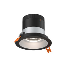 Dals RC04-CC-35-RGAZ-TBK - 4in Modular Downlight, 5CCT, 35 degree Beam Angle, Regressed, Alzak, Black Trim