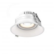  RGM6-CC-V-WH - 6 Inch Round Indoor/Outdoor Regressed Gimbal Down Light - universal 120V-347V, 0-10V dimming